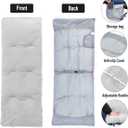 Sleeping Cot Pads (75" x 28") with Elastic Straps Portable for Outdoor & Hiking, Cotton Soft Thick Camping Cot Pad, Non-Slip Camping Mattress Pad for Camp Cot/Rv Bunk/Narrow Twin Beds