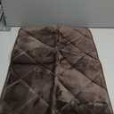 Memory Foam Bath Mat Absorbent Super Cozy Soft Non-Slip Coral Velvet Bathroom Rug Easier to Dry Machine Wash Bathroom Carpet, Deep Coffee 16x24 inch