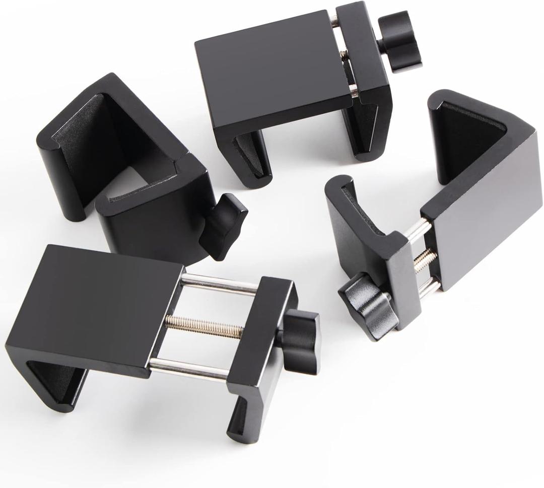 Blasoul Universal Heavy-Duty Outdoor Furniture Clips for Wicker Patio Furniture, Anti-Separation Locking System for Sectional Couch,Secures up to 2.5" Square & Round Tubes(4pcs)