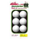 Glow in the Dark Red Jr. Table Tennis Balls 6Pks 1.57" - 40mm Regulation SIZE (3Packs)