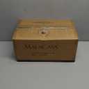 MALACASA 3 Tier Serving Trays for Party, 12 Inch Porcelain White Trays for Serving Food, Dessert Stand with Collapsible Gold Metal Rack