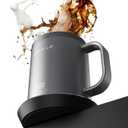 Coffee Mug Warmer Set for Desk, Electric Coffee Cup Warmer with Temperature Control & Self-Heating for Coffee, Beverage, Milk, Tea, LED Temp and Battery Level Display, 14 Oz (Cup Included)