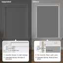 Joydeco 100% Blackout Roller Shades (Pro), Free-Stop Cordless Blinds for Windows, UV Protection, Natural Woven Blinds for Home and Office, Light-Proof Aluminum Cover (White, 21" W x 48" H)