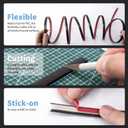 Art3d 30 Ft Peel and Stick Flexible Vinyl Molding Trim for Wall Tile Edges, Kitchen backsplash, Mirrior Frame in Black