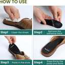 Welnove Arch Support Inserts for Plantar Fasciitis - Self Adhesive Gel Arch Supports for Flat Feet and Foot Pain Relief - Reusable Arch Cushion Pads for Sandals Slipper for Women & Men,3 Colors-Large