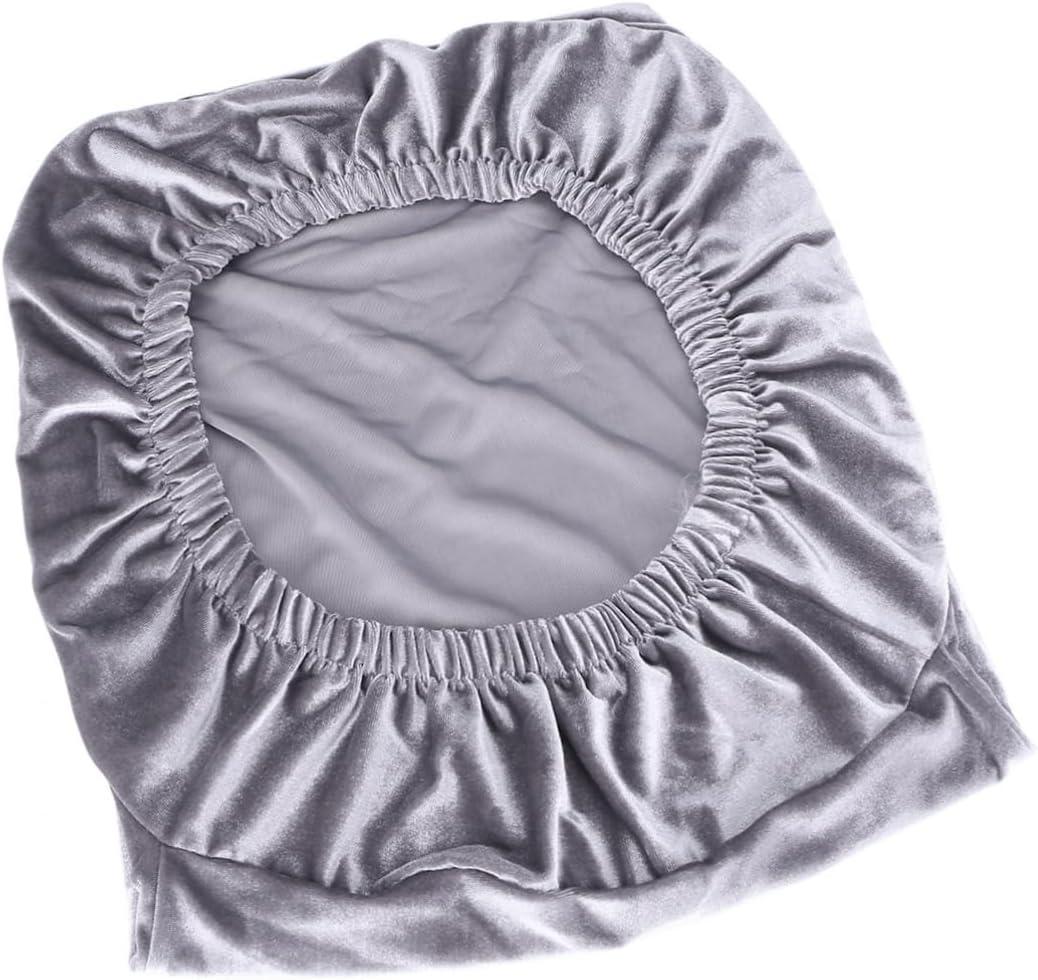 Elastic Upholstery Cover Dustproof Chair Case for Recliner Seat Cushion Office Chair Back Support Grey