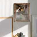 GraduatePro Shadow Box Frame 8x10 Display Case with Linen Back, Real Glass Window Door with Hinge, Picture Frame Wedding Bouquet Memorabilia Medals Photos Memory Box for Keepsakes, Carbonized Black