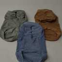 Dog Sweater, 3 Pack Dog Sweaters for Small Dogs Girl Boy, Ultra Soft Warm Puppy Clothes Dog Coat for Winter (Lt Blue+Olive+Brown, Medium)