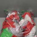 Christmas Inflatable Santa Claus, Outdoor Decorations Sitting Santa Claus Build-in LED Lights, Blow Up Santa Carrying Gift Bag Sitting Roof Yard Patio Bench Shrubs Tree Chair (Red, 8FT)