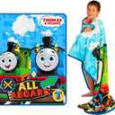 Thomas and Friends Kids Bedding Super Soft Micro Raschel Throw, 46 in x 60 in, (Official Licensed Product) by Franco