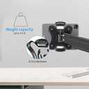 Pholiten Universal VESA Mount Adapter for Tablets, 2-in-1 Laptops, 15.6 inch Portable Monitors & Phone,ESA 100x100, Adjustable Laptop Holder, Extend to 6.1-8 inch