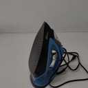 Steam Iron - 1750W Clothes Iron with 3-Way Auto-Off, Rapid Heating Ceramic Soleplate, 15.21oz Water Tank, Anti-calc, Self-Cleaning (BLUE)