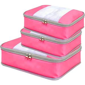 Packing Cubes for 24" Suitcase Travel Luggage Organizers - Travel Organizer Bags Luggage Clothes Accessories Storage Carry on Suitcase Packing Pouches Bag For Men Women Kids 1/2X1PACK+1/4X2PACK