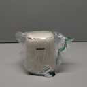 2 Pcs Mini Desktop Trash Can with Press Type Lid, Tiny Waste Can with 5 Rolls of Trash Bags, Countertop Garbage Bin for Kitchen Bedroom Bathroom Desk Office Home Vanity Tabletop(White)