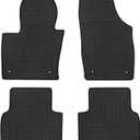 Car Floor Mat Rubber Custom Fit for Audi Q3 2015 2016 2017 2018 Full Black Automotive Floor Liners Tapetes All Weather Heavy Duty Odorless