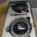 9 Inch LED Headlight Assembly, Round Hi/Lo Sealed Beam with White DRL Halo, Compatible with Jeep Wrangler JL/JLU 2018-2025, Gladiator JT 2019-2025, High Brightness Dual Beam Anti-glare Lens