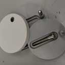 KHE Elongated Toilet Seat 18.5 Inch, Soft Close, White