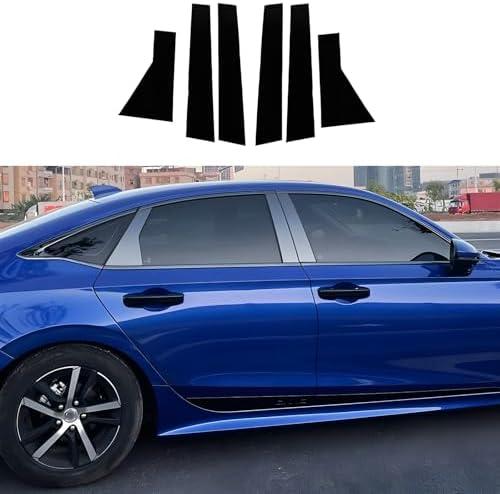 Amazon.com: KEALAS 14 PCS Stainless Steel Glossy Black Window Pillar Post Trims for Toyota Rav4 2020 2021 2022 2023 2024,Body Exterior Accessories,Window Center Pillar Decorative Decals : Automotive