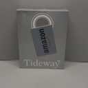 Tideway Hair Dryer, Blow Dryer with Diffuser, Ionic Professional High-Speed 1500W Low-Noise, 110,000 RPM Brushless Motor, Fast Drying, Travel Compact for Women & Men (White)