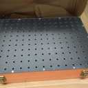 Wooden Foldable & Portable Acrylic Pegboard Display Stand for Craft Shows Panel Pegboard Jewelry Display Organizer - The Perfect Display Stand for Craft Shows, Traveling Display Cases, and More
