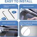 WR12X37485 Refrigerator Door Handle Compatible with GE Refrigerator,Stainless Freezer Door Handle Replace for PD00074459 4975820 AP7018698 PS16554855 EAP16554855
