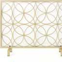 Christopher Knight Home Valeno Single Panel Iron Fireplace Screen, Gold