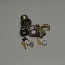 Kwikset 690T 5 SMT 6AL RCS 690 Tylo Keyed Entry Knob and Single Cylinder Deadbolt Comob Pack, Antique Brass