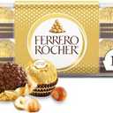Ferrero Rocher, Premium Milk Chocolate Hazelnut, Individually Wrapped, Chocolate Gift Box, 16 Count, 7 oz, Pack of 2, Best By SEP 29/2025