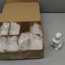 Nuenen 8 Pcs Easter Bunny Decorations Mini Ceramic Rabbit Figurine Decor Vintage Bunny Figurine 3.5 Inch Spring Easter Porcelain Modern Home Decor for Living Room, Bedroom, Office Desktop(White)