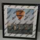 OMISHE 9x9 inch Picture Frame Black for Wall Hanging or Tabletop Poster, Frame Display 7x7 inch with Mat or 9x9 Without Mat, Square Wall Gallery Photo Frame, Black