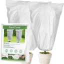 Garden Netting Bird Netting, Plant Fruits Blueberry Bushes Protection Netting Covers Bags with Drawstring, Tomato Protective Cover Garden Plant Netting Barrier Bags for Vegetables Fruits