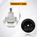 587819701 Spindle Assembly with 153535 173436 Pulley Replaces Husqvarna 532187292 532187281 532125907 532192870 532192872 587253301 587125401 Craftsman 587819701 587125401 187281 187292