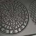 Mini Pizzelle Maker Machine with a 3'' Cutter, Mini Stroopwafel Iron, Bake 2 x 4'' Pizzelles or 3'' Stroopwafels, Excellent for Holiday, Party, Dessert Treat Making & More