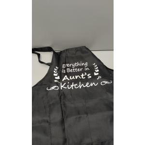 Cute Apron Women Home Kitchen Cooking Baking Gardening Mom Adjustable Bib with Pockets Aprons Mandiles Funny Gift