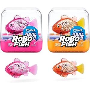 ROBO ALIVE ROBO FISH, Orange and Pink