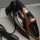 Rowenta Iron Steam Force Pro Steam Iron for Clothes, 1850 Watts, 5 Presets Smart Screen, Stainless Steel Soleplate, HighEfficiency Handheld Steamer Ironing, AntiDrip Protection, Black Copper, DW9580