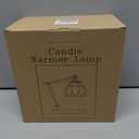 Candle Warmer Lamp With 2 Bulbs, Dimmable With Timer, 2H/4H/8H Timer, Adjustable Height & Heat, Electric Lamp Compatible With Large Jar Candle (Retro Brown)