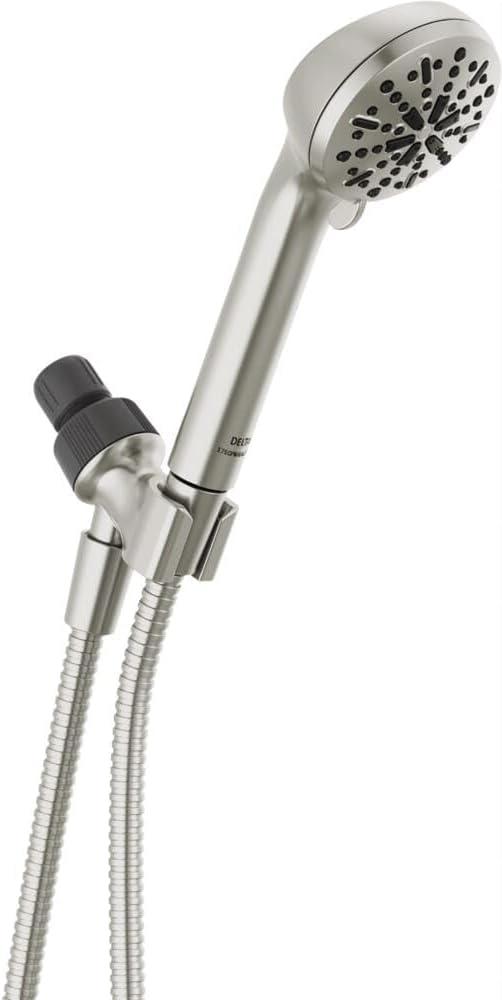 DELTA - FAUCET - 4-Spray Handheld Shower Head, Brushed Nickel, 2.5 GPM, 75413DSN (Stainless)