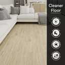 Mysflosy Peel and Stick Floor Tiles, Self-Adhesive Luxury Vinyl Flooring Plank, 6'' x 36'', 36 Pack 54 Sq.Ft, Waterproof DIY Deep Wood Grain Planks Easy to Install for Kitchen, Living Room