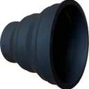 Camera Lens Hood, Foldable Anti-Reflection Lens Hood, Protect Lens from Rain, Dust, Bird Poop, Reflection (Small - (S|54))