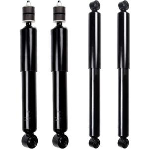 Shocks Struts,ECCPP Front Rear Shock Absorbers Strut Kits Compatible with GMC Sierra 3500/Sierra 3500 HD/Yukon XL 2500,Chevy Silverado 3500 HD/Silverado 3500/ Suburban 2500 344383 344384