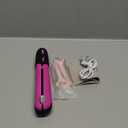 Hoson Cordless Hair Straightener,Portable Mini Flat Iron Travel for Bangs,Short Hair, Rechargeable Curling Iron and Curler 2 in 1,Hot Pink,for Touch Ups