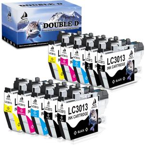 DOUBLE D Compatible LC3013 Ink Cartridges Replacement for Brother LC3013 LC3011 High Yield for Brother MFC-J491DW MFC-J497DW MFC-J895DW MFC-J690DW Printer (4BK/2C/2M/2Y, 10 Pack)