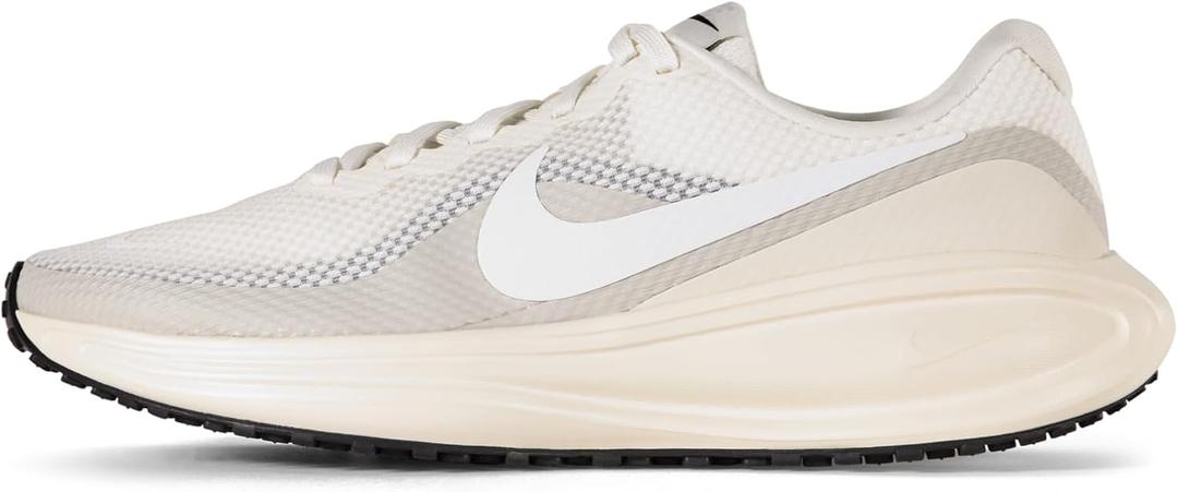 Nike Women's Revolution 8 Road Running Shoes (9.5, Sail/White/Pale Ivory/Black)