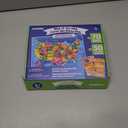 QUOKKA United States Puzzles for Kids Ages 4-6 - 70 Pcs USA Map Kids Puzzle with 50 Cards 400+ USA Facts - State & Capitals Floor Jigsaw Puzzles for Children 6-8 - Educational Toys Gift for Boys Girls