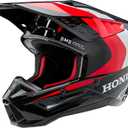 Alpinestars 8308123-1333-XS: Honda S-M5 Helmet Black/Red Glossy Xs