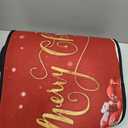 Christmas Kitchen Rugs 2 PCS, Merry Christmas Kitchen Rug, Non Skid Washable Padded Soft Comfort Kitchen Rugs Set (17"x47"+17"x30",Merry Christmas)