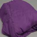 Purple Weighted Blanket Kids 3lbs, 36"x48", Cooling Heavy Throw Blanket for 20-40lbs, Microfiber Soft Thick Big Blankets Weighted Comforter Breathable Gift for Sleeping (Dark Purple/Light Purple)