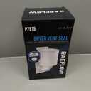 Dryer Vent Cover 4 inch with UV RESISTANT - Outdoor Dryer Vent Cover Natural Energy Saving, Dryer Vent Seal for Home Exterior (White)