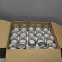 STARSIDE 4 oz Glass Mason Jars with Airtight Silver Lids and Bands, 40-Pack with Stickers,Tags & Twines, Mini Canning Jars for Jams, Honey, Spices, Dried Snacks, DIY Crafts, Wedding Favors